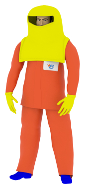 electrical ppe, 40 cal arc flash suit, arc flash hood